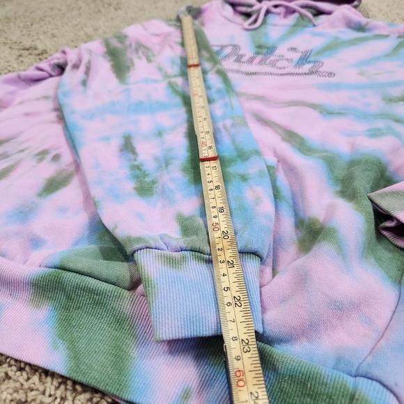 Women's Von Dutch Pink and Green Tie-Dye Hoodie and Sweats Set. Size Large. - Picture 6 of 16